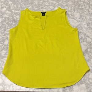 Ann Taylor Vibrant Yellow Tank Top